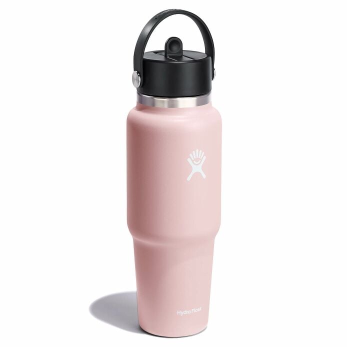 32 oz Wide Mouth Travel Bottle with Flex Straw Cap Trillium