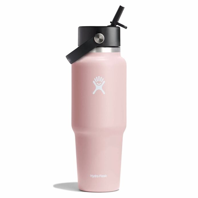 32 oz Wide Mouth Travel Bottle with Flex Straw Cap Trillium