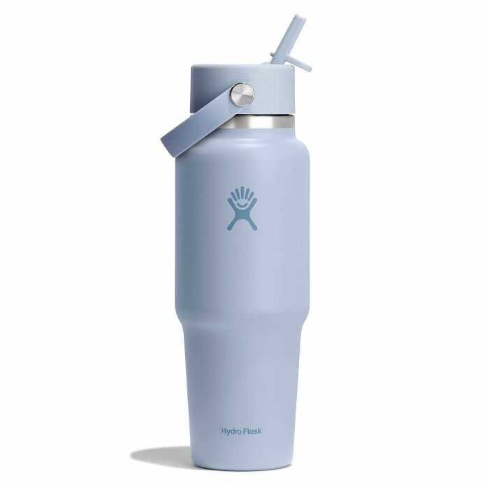 32 oz Wide Mouth Travel Bottle with Flex Straw Cap Surf