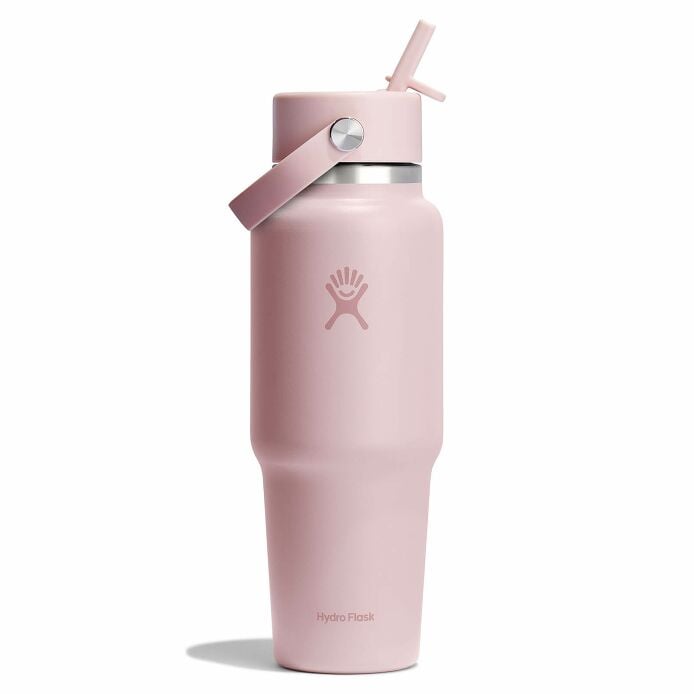32 oz Wide Mouth Travel Bottle with Flex Straw Cap Tonal Trillium