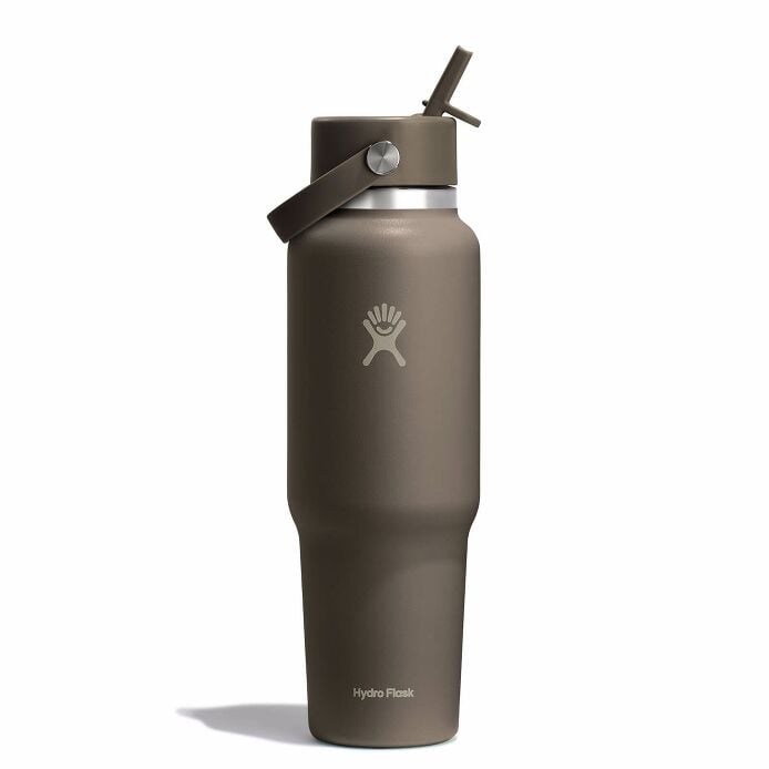 40 oz Wide Mouth Travel Bottle with Flex Straw Cap Sandpiper