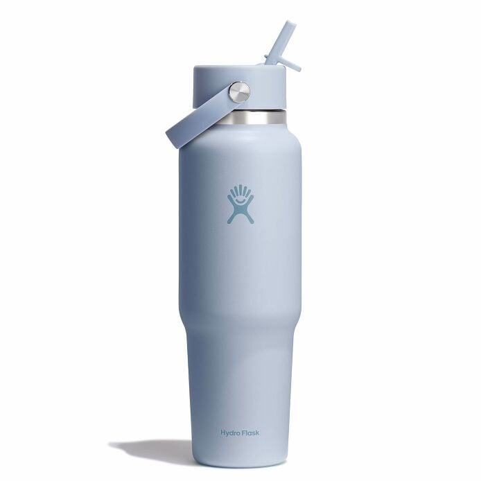 40 oz Wide Mouth Travel Bottle with Flex Straw Cap Surf