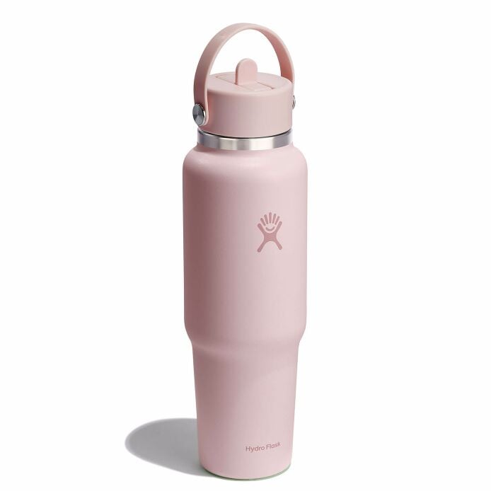 40 oz Wide Mouth Travel Bottle with Flex Straw Cap Tonal Trillium